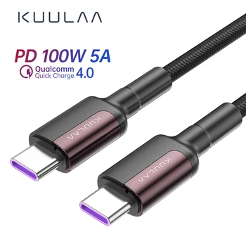 1/2/3m USB Tip-C Pentru Cablu USB-C prin Cablu de Tarifare Susține PD Real Flash de Încărcare 100W Rapid Cablu de Încărcare Pentru Telefoane Mobile