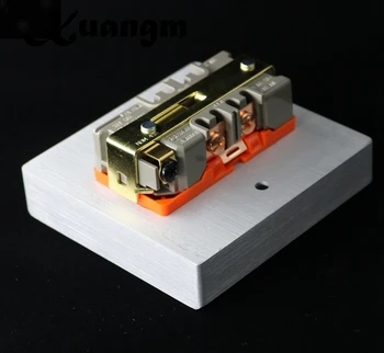 Kangm Audio YS36# DIY HIFI Roșu de Cupru placare cu aur de 24k 20amp 20A 86x86x20mm AC NE IEC inlet priză priză electrică