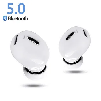 Mini Fără Fir Bluetooth Casti V5.0 Stereo în ureche Căști cu Microfon Sport Funcționare Căști Căști de Samsung, Huawei, Xiaomi