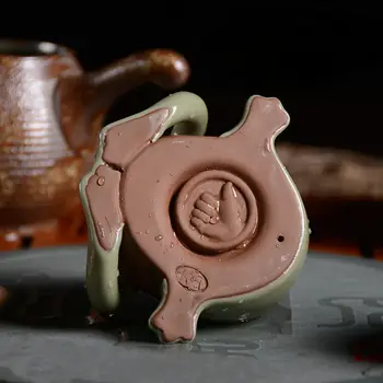 Manual Broasca Verde Violet Lut Ceai Instrumente de Ceai din Ceramica Animale de companie Kung Fu Ceai Accesorii pentru Colectionari si Iubitorii de Ceai