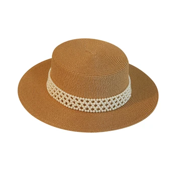Vara Femeile Largă Pălărie De Paie De Moda Chapeau Paille Doamna Pălării De Soare Luntraș Grâu Panama Palarii De Plaja Chapeu Feminino Capace