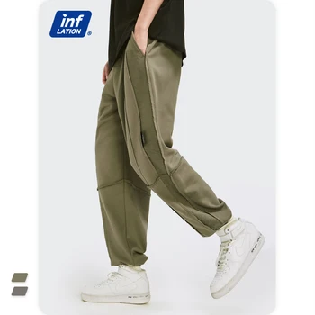 INFLAȚIA Mens Joggeri 2021 Trend Talie Elastic Lounge Pantaloni Barbati din Bumbac Neregulate Hip Hop Sweatpant Baieti Pantaloni Harem 3672S21