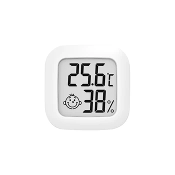1 BUC Mini-Termometru de Interior Digital LCD Senzor de Temperatură și Umiditate Metru Termometru Higrometru Camera Ecartament Stație Meteo