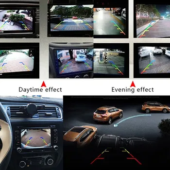 Unghi larg Auto Reverse Camera HD cu Night Vision Camera retrovizoare Backup Parcare camera Video Extrem de rezistent la apa Inversarea Monitor