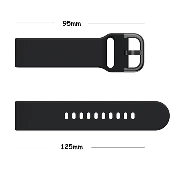 Silicon Original 20/22mm banda Curea Pentru Samsung Galaxy Watch 3 45/41mm ceas Inteligent bratara Pentru Huawei GT 2 42MM/Xiaomi LS05