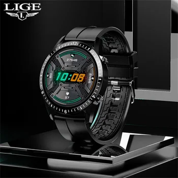 LIGE 2021 Nou Ceas Inteligent Femei Bărbați Rata de Inima tensiunea Sport Multi-funcție Ceas fitness tracker Moda smartwatch+Cutie