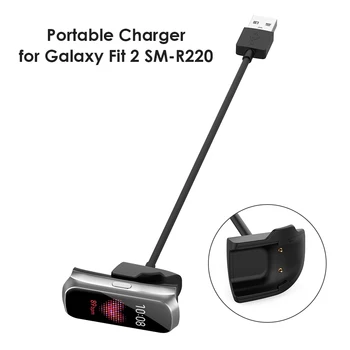 15cm/100cm Incarcator USB Pentru Samsung galaxy fit 2 SM-mărcile de oțel r220 de Încărcare Cablu de Date Cradle Dock Sârmă Pentru galaxy fit2 de mărcile de oțel r220 ceas inteligent