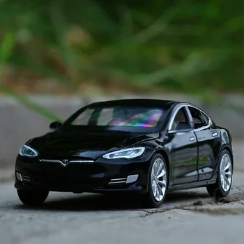 Nou 1:32 Tesla MODEL S de Aliaj Model de Masina Diecasts & Vehicule de Jucărie Mașini de Jucărie Copil Jucării Pentru Copii Cadouri pentru un Băiat Jucărie