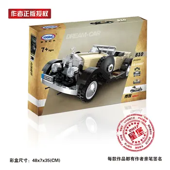 XingBao 03007 810Pcs Creative MOC High-Tech Seria Rolls-Royce Nobil Set Educativ pentru Copii Blocuri Caramizi