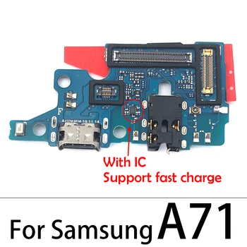 100BUC USB de Încărcare de Andocare Port Conector Jack Cablu Flex Pentru Samsung A10 A20 A30 A40 A50 A60 A70 A10S A20S A30S A50S A51 A71