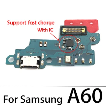 100BUC USB de Încărcare de Andocare Port Conector Jack Cablu Flex Pentru Samsung A10 A20 A30 A40 A50 A60 A70 A10S A20S A30S A50S A51 A71