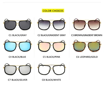 Moda Mare Cadru ochelari de Soare Barbati de Brand Designer Pătrat de Înaltă Calitate Retro Vintage de Conducere Ochelari de Soare Gafas Oculos De Sol UV400