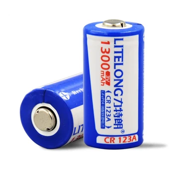 10buc/lot de Înaltă calitate 3V 1300mAh baterie reîncărcabilă litiu CR123A LiFePO4 baterie cu litiu de 3V pentru camera de electronice