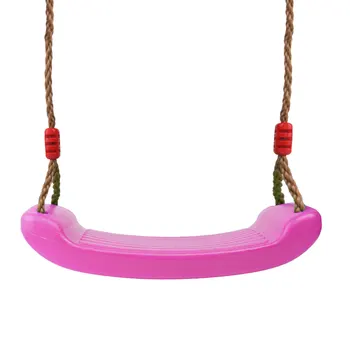 În aer liber Swing Set de 4 cm Grosime, cu spatar Reglabil Corzi loc de Joaca este un Accesoriu pentru copii Copii de Joacă în aer liber Jucărie - Roz
