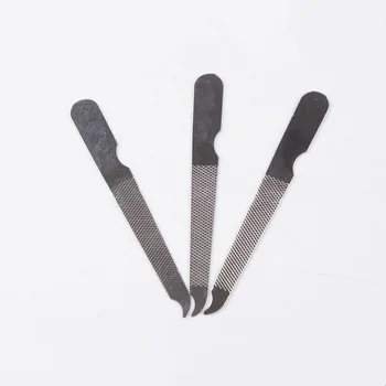 Pile De Unghii Perie De Oțel Inoxidabil Rezistent Tampon De Nisip Pietriș Degetul Unghii Accesorii Fișier Manichiura Pedichiura Poloneză Instrumente