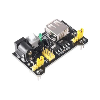 4BUC MB102 Breadboard Modul de Alimentare și Baterie de 9v Clip cu 2,1 mm X 5.5 mm tata DC Plug Sortiment Kit pentru Arduino