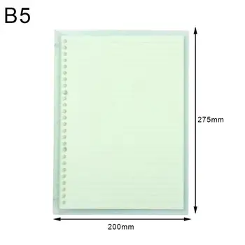 1 buc Transparent Macaron Carte Notă de însoțire Interioară Core A5 B5 Notebook Jurnal Plan Binder Liant Inel de Birou Rechizite Școlare