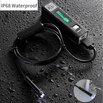 Endoscop pentru Smartphone Wifi USB Endoscopice Camera de Reparații Auto Inspecție Țeavă Autofocus Puncte de Lumină de Tip C 3 în 1 Puternic