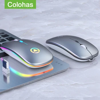 2.4 G Wireless Mouse de Gaming cu iluminare RGB Reîncărcabilă Mouse Gamer Soareci Pentru Laptop Macbook PC Gamer Tăcut Jocuri Mause