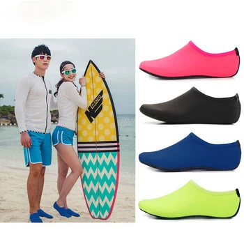 Bărbați Femei Aqua Pantofi Pantofi de Înot Culoare Solidă Plaja iute uscat Apa Pantofi Șosete Yoga Sneaker de pe Litoral