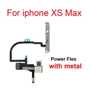 Power Flex Cablu cu Metal Pentru iPhone X XS Volum MAX Comuta Pe Off Butonul de piese de Schimb de Înlocuire