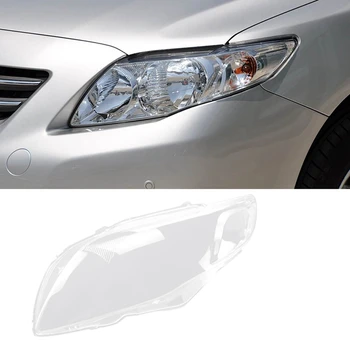 2 Buc pentru Toyota Corolla 2007-2009 Faruri Masina Obiectiv Clar-și Acopere Capul Lumină Lampă cu Abajur Shell, Stânga și Dreapta