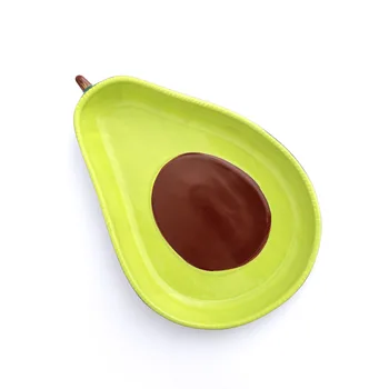 Creative Avocado Plăci Ceramice Copii Drăguț Castron Salata Desert Feluri De Mâncare Stil Japonez Copii Dejun Cina PlatesTableware