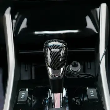 Pentru Honda Accord 2013-2017 ABS Fibra de Carbon Schimbătorului de Viteze Capacul Interior Tapiterie Masina Decor Interior Decor
