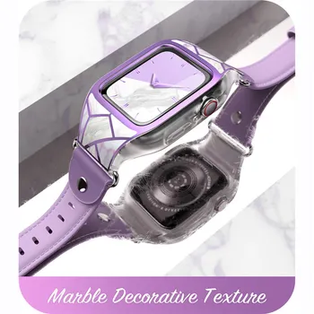 I-BLASON Cosmo Trupa Pentru Apple Watch Seria 6/SE/5/4 40MM Elegant, Sportiv, de Protecție a Barei de protecție Caz Acoperire cu Curea Ajustabilă Benzi