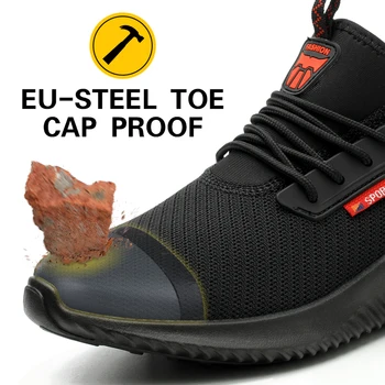 Siguranță Pantofi De Lucru Constructii Bărbați În Aer Liber Bombeu Metalic Pantofi Barbati Puncție Dovada De Înaltă Calitate, Ușor De Siguranță Cizme