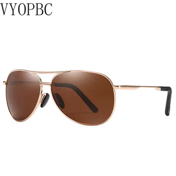 Clasic de ochelari de Soare Polarizati pentru Bărbați Ochelari de Conducere Pilot Negru ochelari de Soare de Brand Designer de sex Masculin Epocă ochelari de Soare UV400