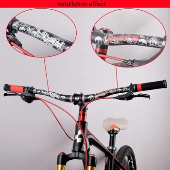 SHIKRA 780MM Biciclete de Munte Ghidon 31.8 mm Biciclete Usoare Riser Bar Extra Lungi pentru MTB Downhill cu Bicicleta