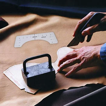 4BUC T-Shirt Alinierea Riglei Multifuncționale Croitorie Accesorii de Măsurare a Riglei de Ghidare Material DIY Graficul de Cusut Conducător Instrument