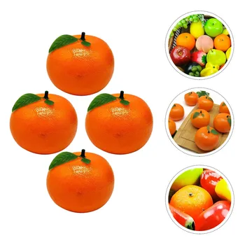 4 Buc Artificiale Mandarina Decor Simulare Fructe Modele De Portocale Model