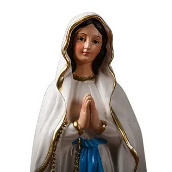 Fecioara Maria, Statui Religioase, Statui Lucrate Manual, Decorațiuni Interioare Ornamente Statuie Figurina Desktop Cadouri Suveniruri