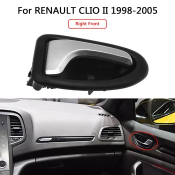 Stanga Dreapta Interior Interior Interior Mânerul Ușii de Înlocuire pentru Renault Clio II Megane I Scenic I Trafic Chrome Accesorii Auto
