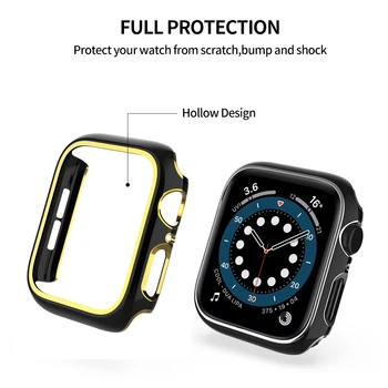 Apple Watch Caz Seria 6/SE/5/4/3/2/1 Acoperire Cadru Barei de protecție Capac de Protecție Margine pentru iWatch Accesorii