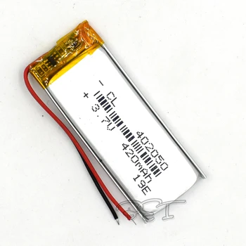 3.7 V 402050 420mAh baterie Reîncărcabilă Li-polimer litiu Lipo Celule Li-ion baterie Pentru tableta digitală Set PSP MP5 GPS Bluetooth