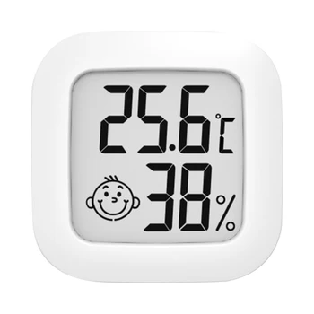 LCD Digital Termometru Higrometru Interior Mini Temperatura Umiditate Metru de Monitor Electronic Zâmbet Fata