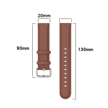 Curea din piele de Înlocuire pentru Samsung Galaxy Watch 3 Band Watchband Accesorii pentru Garmin Vivoactive 3/4 Writband 20mm 22mm