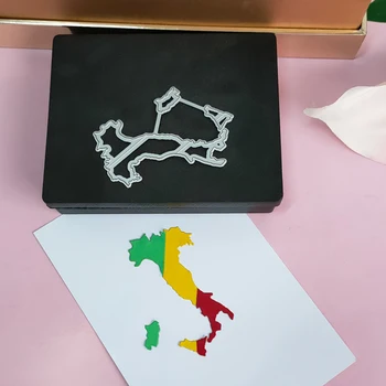 De Metal de tăiere Mor Clipboard Mucegai italiană Harta tăiere Mor DIY Hârtie procesul de Carte DIY tăiere de Metal Mucegai Hartă