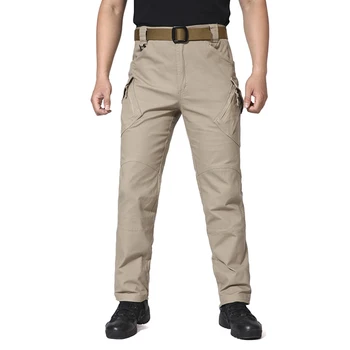 IX9 Oraș Tactice Pantaloni Bărbați Luptă Armata SWAT Militare Pantaloni Multe Buzunare Stretch Flexibil Om Pantaloni Casual, 5XL