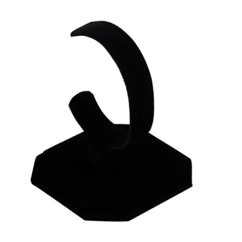 10buc Catifea C-Tip Bijuterie Display Rack Suport stativ Negru Pentru Ceasuri de mana
