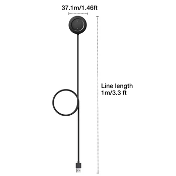 1m Cablu USB de Încărcare Cablu Bază de Andocare Pentru XiaoMi Culoare Adaptor Magnetic Stand Incarcator Pentru Xiaomi Mi Uit Culoare Ceas Inteligent