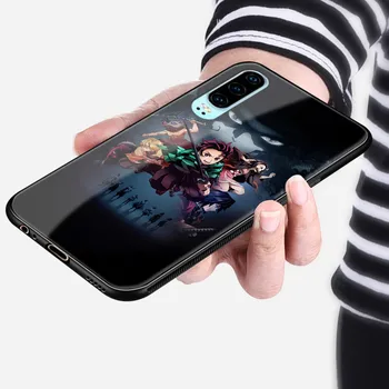Demon Slayer Kimetsu nu Yaiba cazul în care telefonul pentru Huawei Honor V Mate P 9 10 20 30 Lite Pro Plus Nova 2 3 4 silicon moale coajă de sticlă