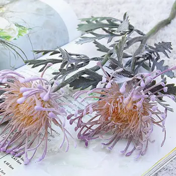 Flori Artificiale Scurt Ramură Cu Gheare Crab 2 Furculiță Plantare Pernă Flori De Acasă Simulare De Flori