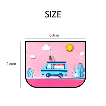 Masina Cortina jaluzele Auto de Desene animate Magnetic Masina cu un Capac Parasolar Perdea Parasolar Protector pentru Copil pentru Copii Universal Drăguț