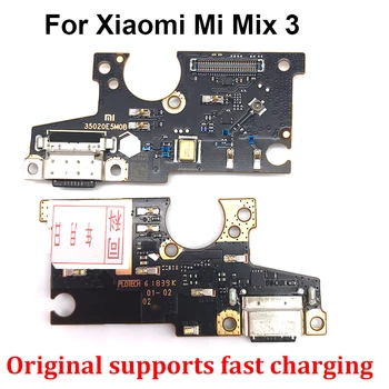 Original Quick Charge Încărcare Port Conector de Bord Piese de Cablu Flex Cu Microfon Microfon Pentru Xiaomi Mi se Amestecă se Amestecă 2 2S se Amestecă 3