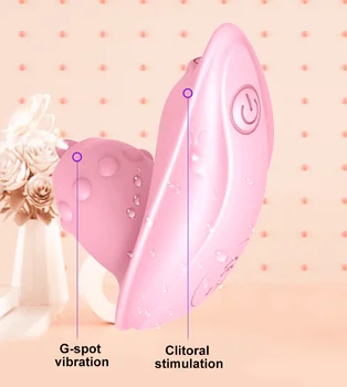 Portabil Limba Lins Vibratoare 10 Frecvența Punctul G Și Clitorisul Stimulator De Control De La Distanță Chilotei Vibratoare Jucarii Sexuale Pentru Adulti Femei
