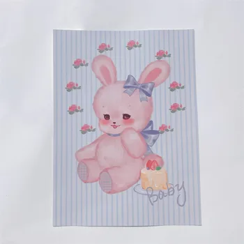 Iepure Drăguț Urs Pisica Anime Poster Hârtie Kraft Poster De Perete Atarna De Perete Poster Home Decor De Arta